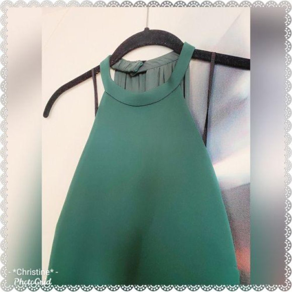 A.L.C Steff Chiffon Trapeze Dress 4 - Picture 3 of 7
